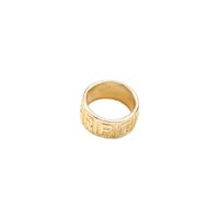 Bague Hip-hop Simple Lettre De Mode main image 6