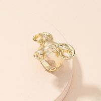 Retro Zodiac Bull Head Ring main image 5