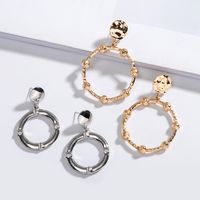 New Simple Alloy Round Earrings main image 1