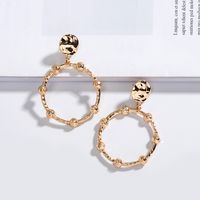 New Simple Alloy Round Earrings main image 3