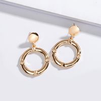 New Simple Alloy Round Earrings main image 5
