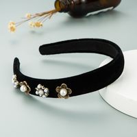 Fashion Pearl Flower Headband sku image 3