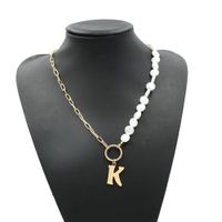 Collier Créatif Simple En Perles En Métal sku image 1