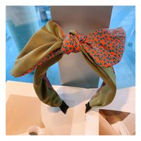 Floral Wide Retro Bow Headband sku image 4