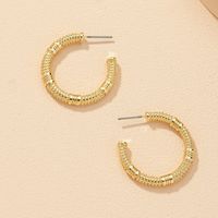 Wholesale Fashion C-shaped Alloy Earrings sku image 1