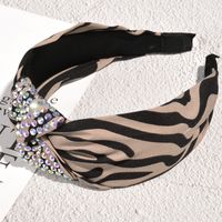 Stripes Fashion Rhinestone Headband sku image 3