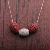 Fashion Simple Volcanic Stone Yoga Necklace sku image 3