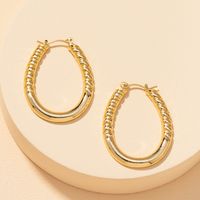Fashion Simple Metal Earrings main image 4