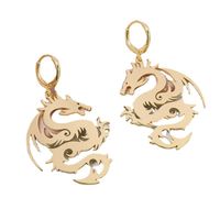Fashion Metal Dragon Earrings main image 5
