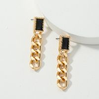 New Chain Long Simple Earrings main image 1