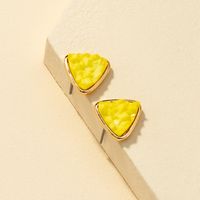 Cute Multicolor Plastic Block Geometric Earrings main image 3