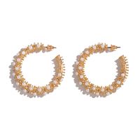 Fashion Simple Flower Pearl Earrings main image 6