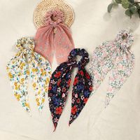Hot-selling Simple Fashion Flower Long Hair Scrunchies main image 2