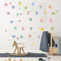 New Cartoon Preschool Education 26 English Letters Wall Stickers main image 2