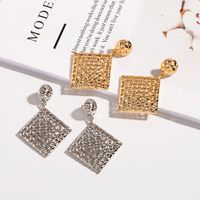 New Geometric Alloy Earrings main image 1