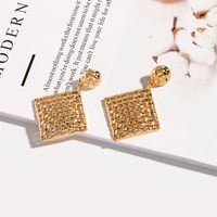 New Geometric Alloy Earrings main image 3