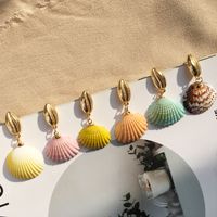 Fashion Bohemian Retro Shell Earrings main image 1