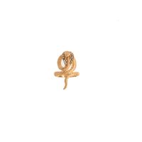 New Snake-shaped Diamond Alloy Ring main image 6