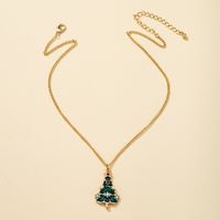 Neue Einfache Diamanten Weihnachtsbaum Halskette main image 4