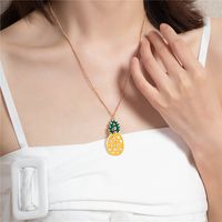 Collier Simple Ananas Fruits main image 3