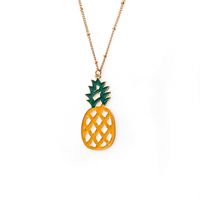 Simple Fruit Pineapple Necklace main image 6