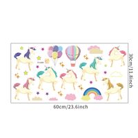 Stickers Muraux Licorne Aquarelle Dessin Animé sku image 1