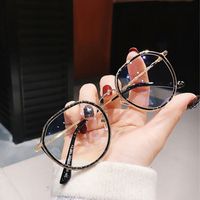 New Korean Simple Metal Polygonal Glasses main image 1