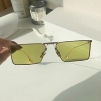 Light Green Metal Frame Sunglasses main image 1
