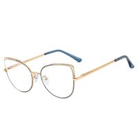 Anti-blue Light Metal Frame Retro Glasses main image 4