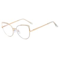 Anti-blue Light Metal Frame Retro Glasses sku image 1