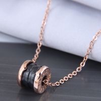 Korean Fashion Sweet Simple Titanium Steel Necklace main image 2