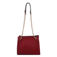 Medium Pu Leather Fashion Square Bag Chain Crossbody Bag sku image 1