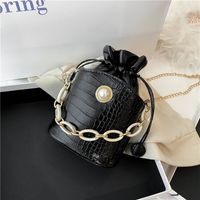 New Trendy Fashion All-match Portable Bucket Bag sku image 3