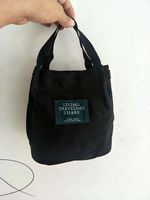 New Fashion Canvas Small Bucket Bag Shoulder Bag sku image 3