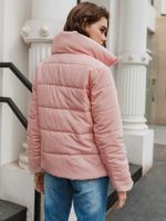 Pink Short Warm Coat main image 9