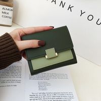 Fashion Contrast Color Simple Wallet main image 6