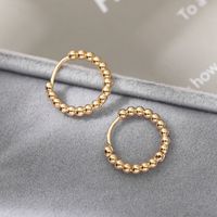 Retro C Shape Plating Alloy No Inlaid Earrings main image 3