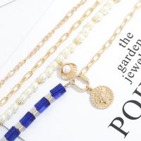 Fashion Trendy Exaggerated Acrylic Chain Multi-layer Necklace main image 4