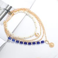 Fashion Trendy Exaggerated Acrylic Chain Multi-layer Necklace main image 5