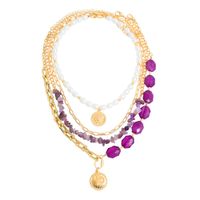 Simple Exaggerated Fashion Stacking Necklace main image 6
