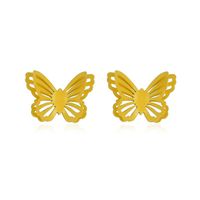 Boucles D&#39;oreilles Papillon Simples main image 6