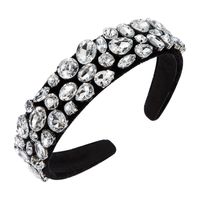 Simple Baroque Glass Velvet Headband sku image 1