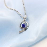 New Simple Diamond Lucky Angel Soft Crystal Necklace main image 4