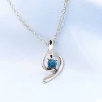 New Simple Diamond Lucky Angel Soft Crystal Necklace main image 6