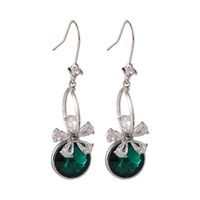 Crystal Flower Long Fashion Earrings main image 3