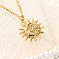 New Sun Abstract Pendant Necklace main image 1