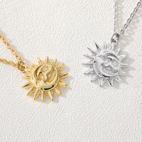New Sun Abstract Pendant Necklace main image 4