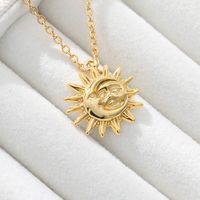 New Sun Abstract Pendant Necklace main image 3