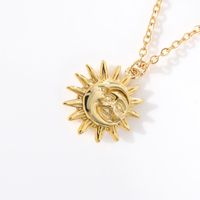 New Sun Abstract Pendant Necklace main image 2