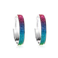 Full Diamond Gradient Color Earrings sku image 25